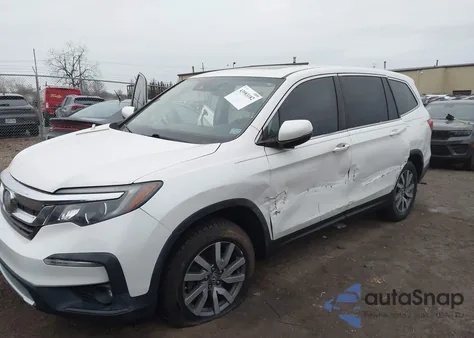 2019 Honda Pilot Ex-L z USA, uszkodzony, nr VIN 5FNYF5H58KB033864
